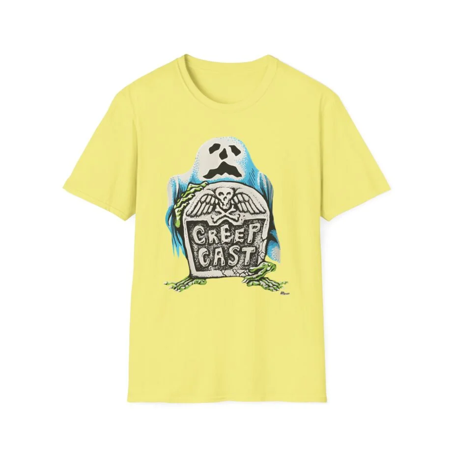 Creepcast Tombstone Unisex Softstyle T-shirt
