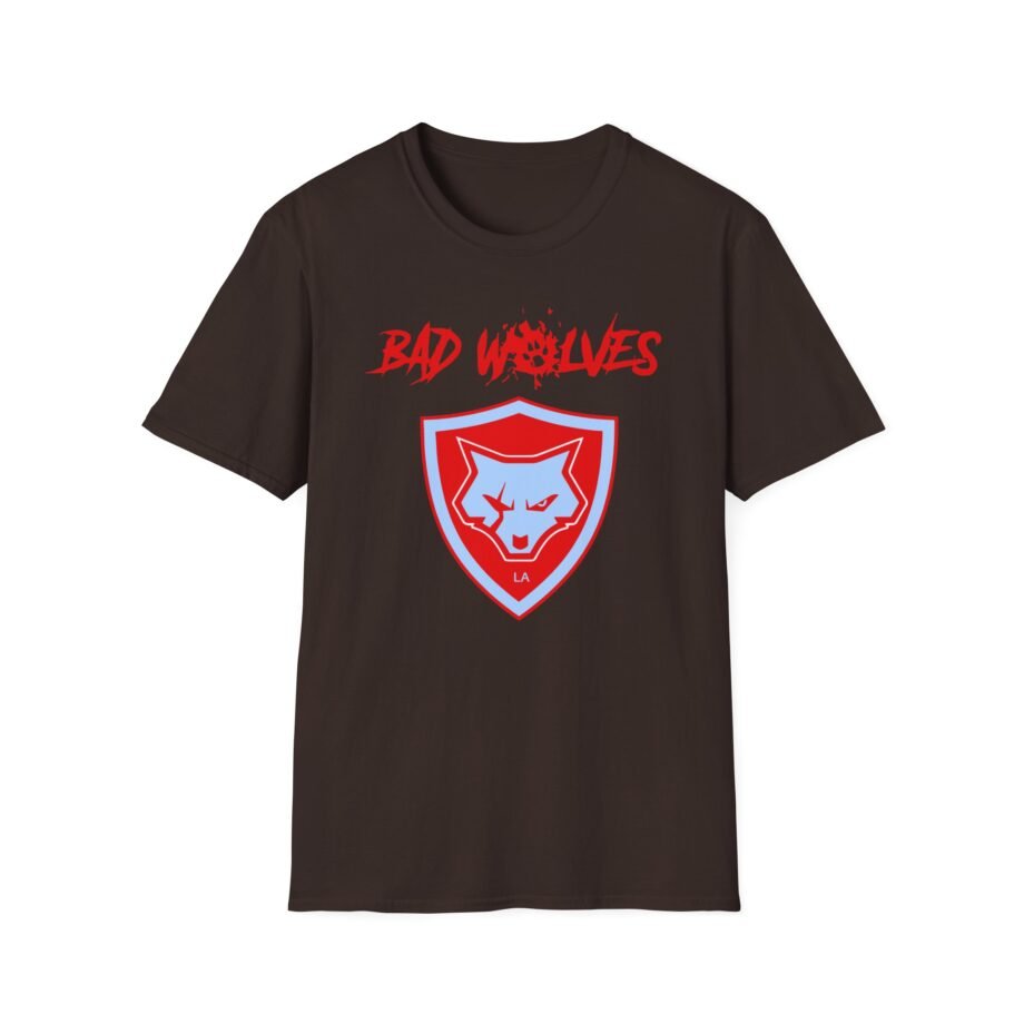 Bad Wolves Shield Blue Unisex Softstyle T-Shirt