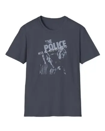 The Police Japan Retro Unisex Softstyle T-Shirt