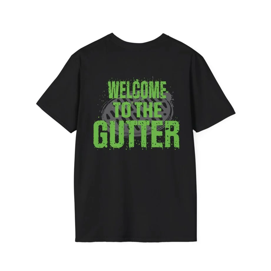 Overkill Welcome to the Gutter Raglan Unisex Softstyle T-Shirt