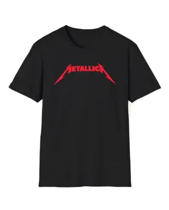 Metallica Red Metallica Logo Unisex Softstyle T-Shirt