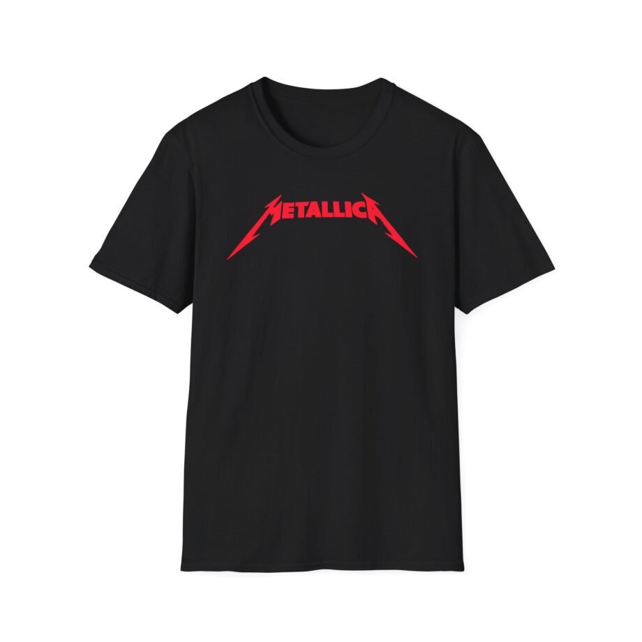 Metallica Red Metallica Logo Unisex Softstyle T-Shirt