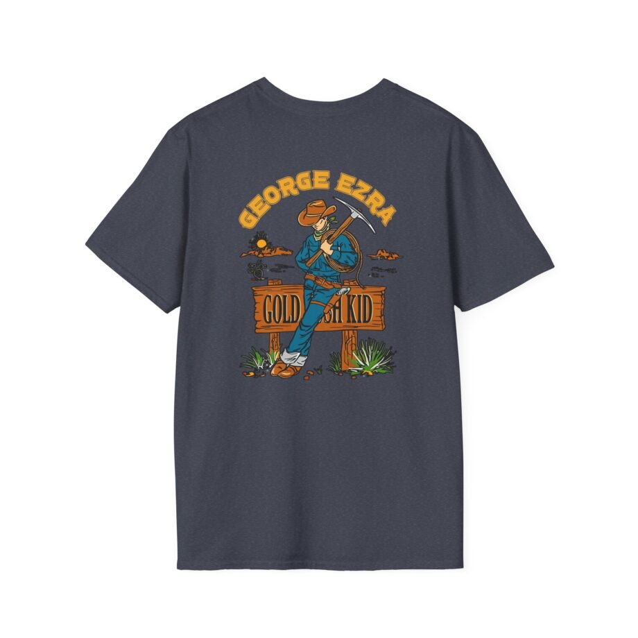 George Ezra Leaning Gold Rush Kid Unisex Softstyle T-Shirt