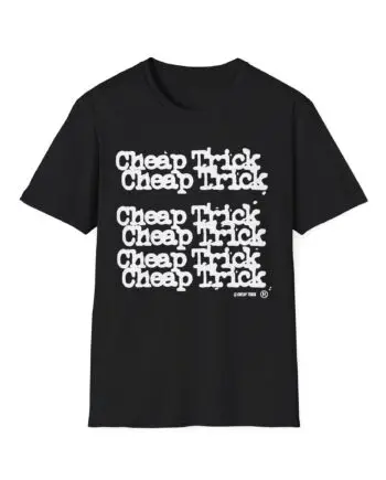 Cheap Trick Stacked Logo Unisex Softstyle T-Shirt
