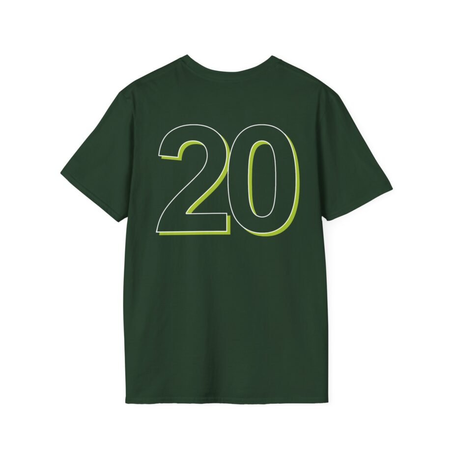 Overkill 19 Raglan Unisex Softstyle T-Shirt