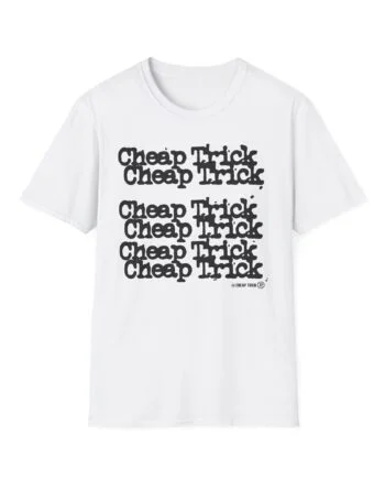 Cheap Trick Stacked Logo Unisex Softstyle T-shirt