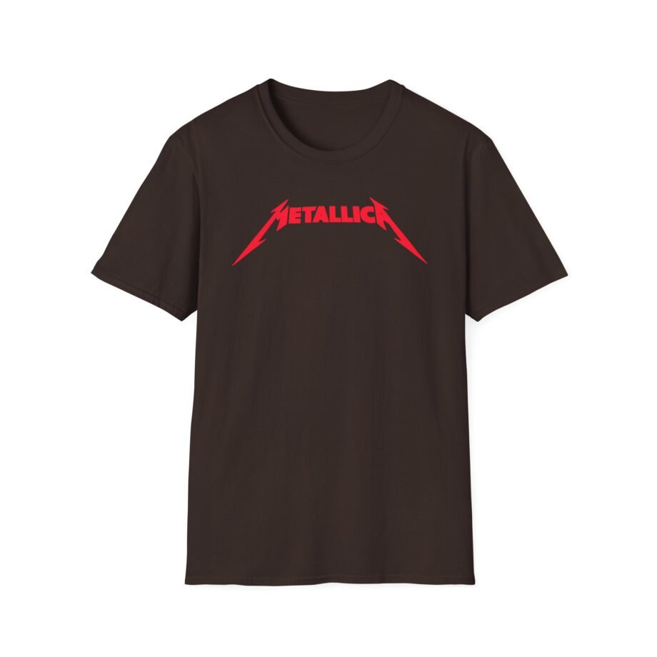 Metallica Red Metallica Logo Unisex Softstyle T-Shirt