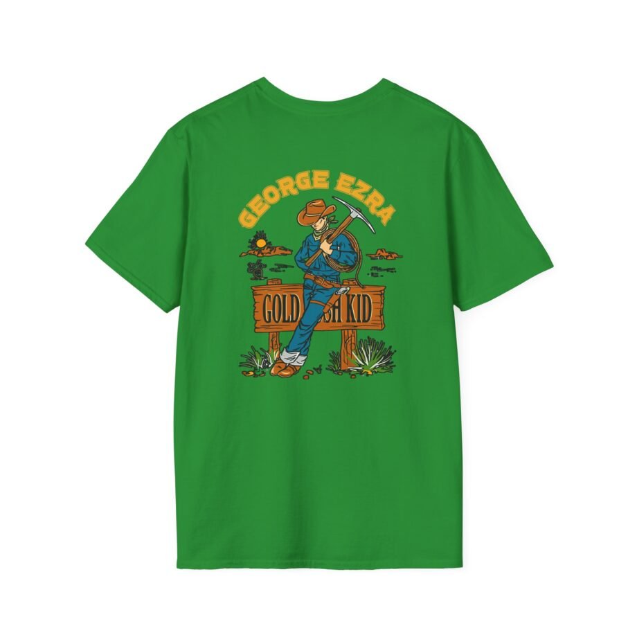 George Ezra Leaning Gold Rush Kid Unisex Softstyle T-Shirt