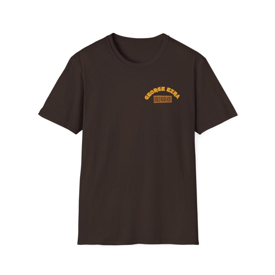 George Ezra Leaning Gold Rush Kid Unisex Softstyle T-Shirt