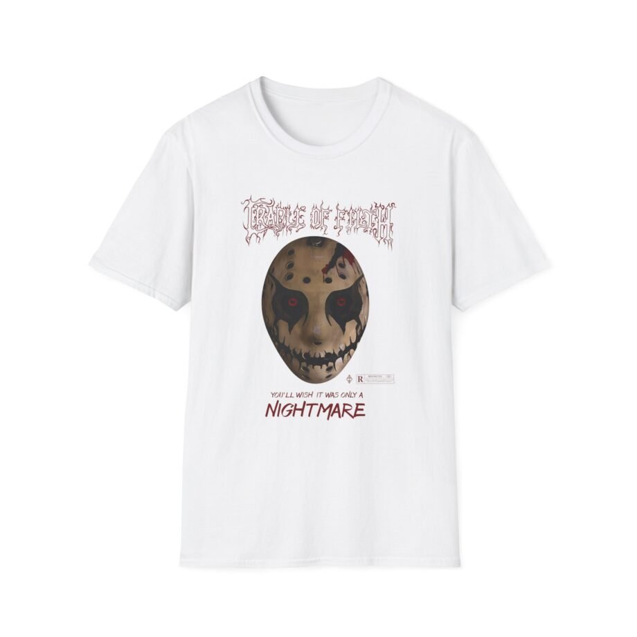 Cradle of Filth Halloween Hockey Mask Unisex Softstyle T-Shirt
