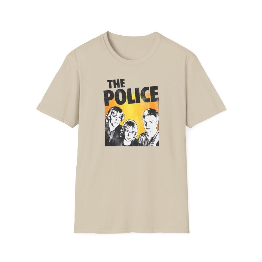 The Police Outlandos Bootleg 1980 Ragla Unisex Softstyle T-Shirt