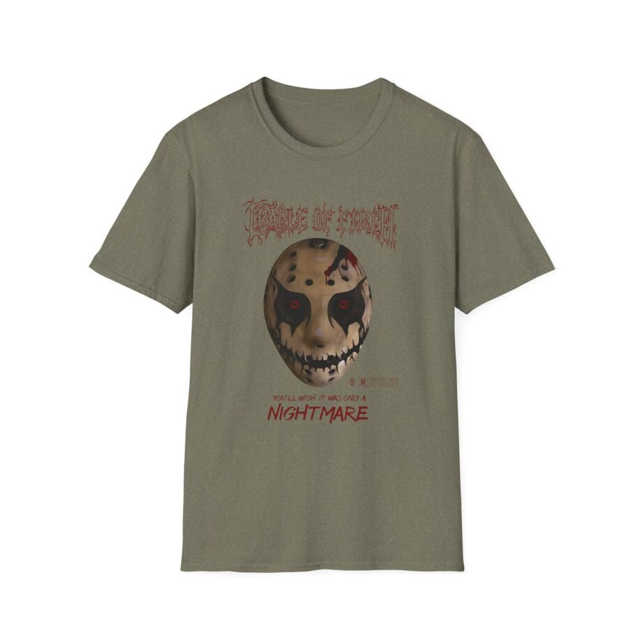 Cradle of Filth Halloween Hockey Mask Unisex Softstyle T-Shirt
