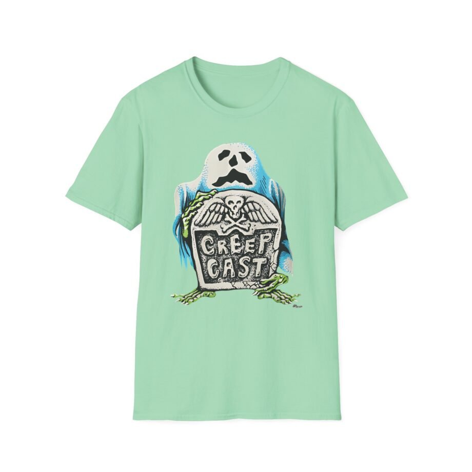 Creepcast Tombstone Unisex Softstyle T-shirt