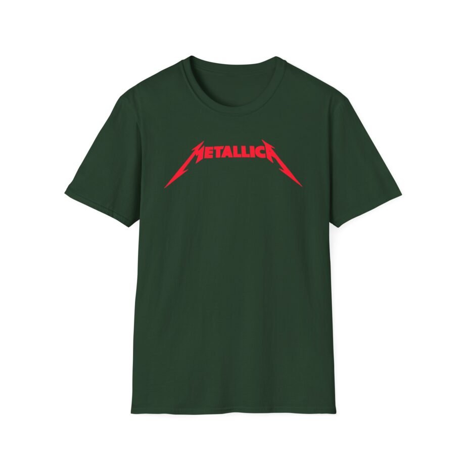 Metallica Red Metallica Logo Unisex Softstyle T-Shirt