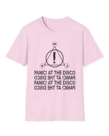 Panic at the Disco Stacked Wave Logo Unisex Softstyle T-Shirt