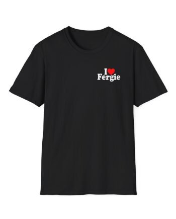 I Love Heart Fergie Unisex Softstyle T-Shirt