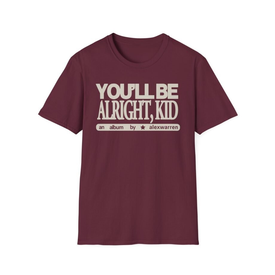 Alex Warren You’ll Be Alright Kid Unisex Softstyle T-Shirt