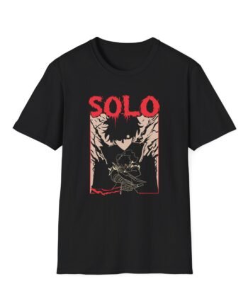 Solo Leveling Shadow Lord Jin Woo Unisex Softstyle T-Shirt