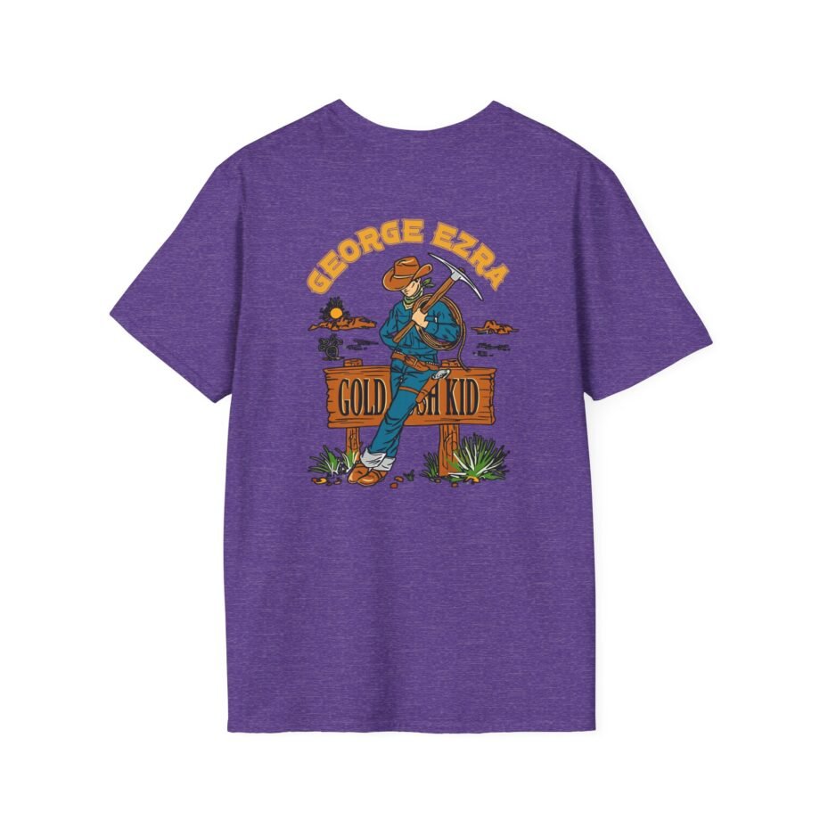 George Ezra Leaning Gold Rush Kid Unisex Softstyle T-Shirt