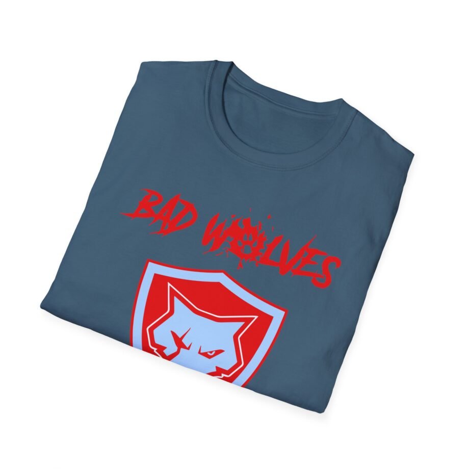 Bad Wolves Shield Blue Unisex Softstyle T-Shirt