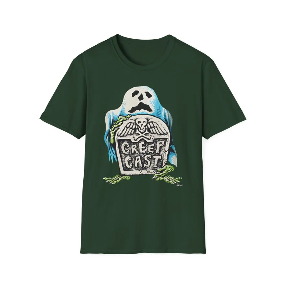 Creepcast Tombstone Unisex Softstyle T-shirt