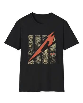 Metallica Fifth Member Poster Art Unisex Softstyle T-Shirt