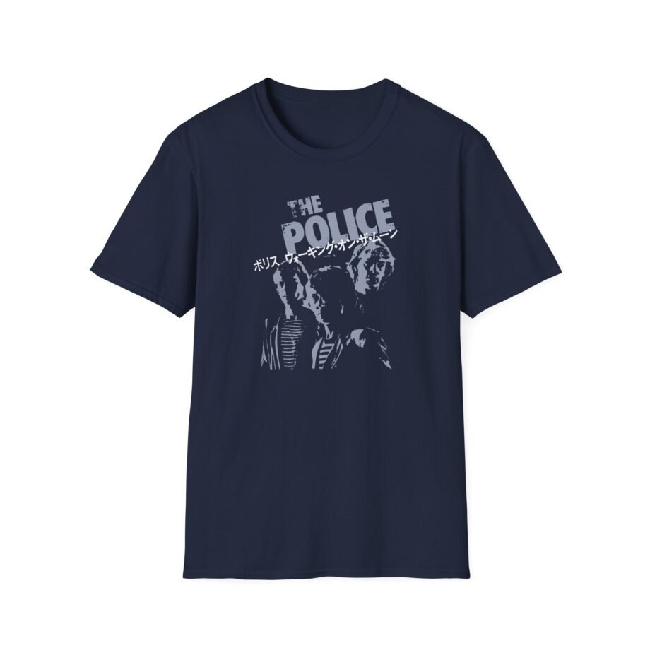 The Police Japan Retro Unisex Softstyle T-Shirt