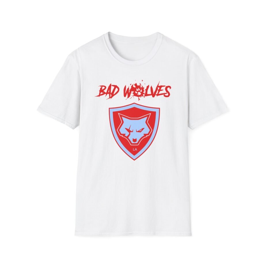 Bad Wolves Shield Blue Unisex Softstyle T-Shirt