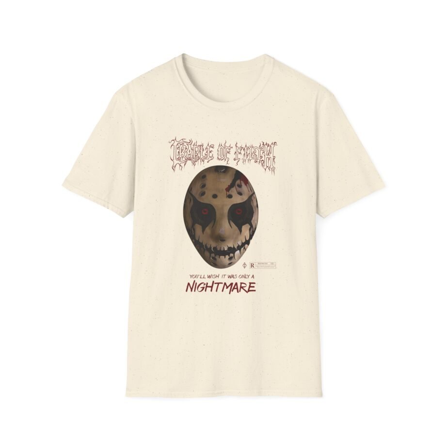 Cradle of Filth Halloween Hockey Mask Unisex Softstyle T-Shirt