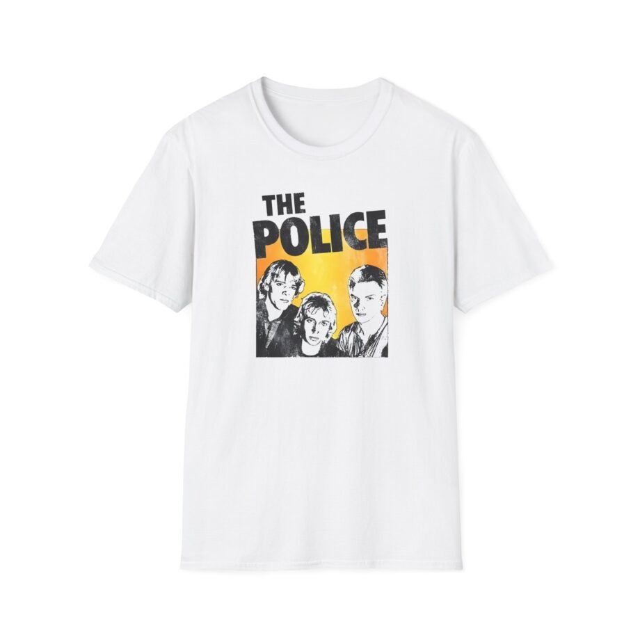 The Police Outlandos Bootleg 1980 Ragla Unisex Softstyle T-Shirt