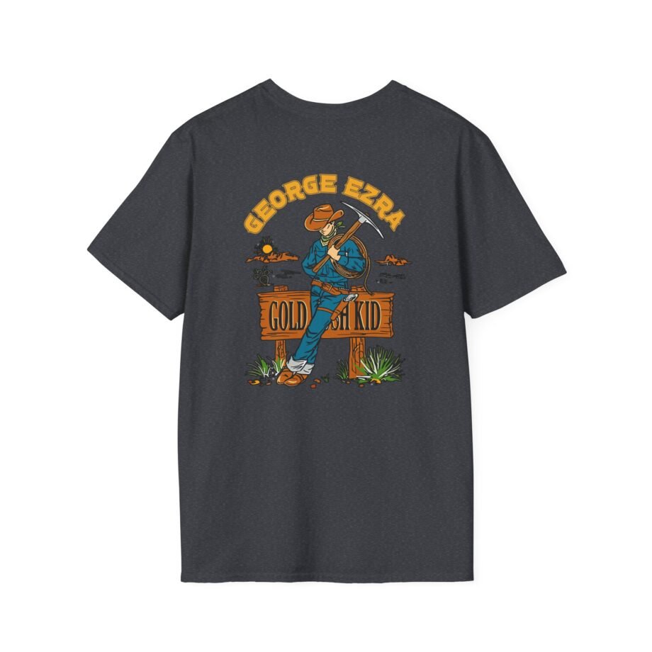 George Ezra Leaning Gold Rush Kid Unisex Softstyle T-Shirt