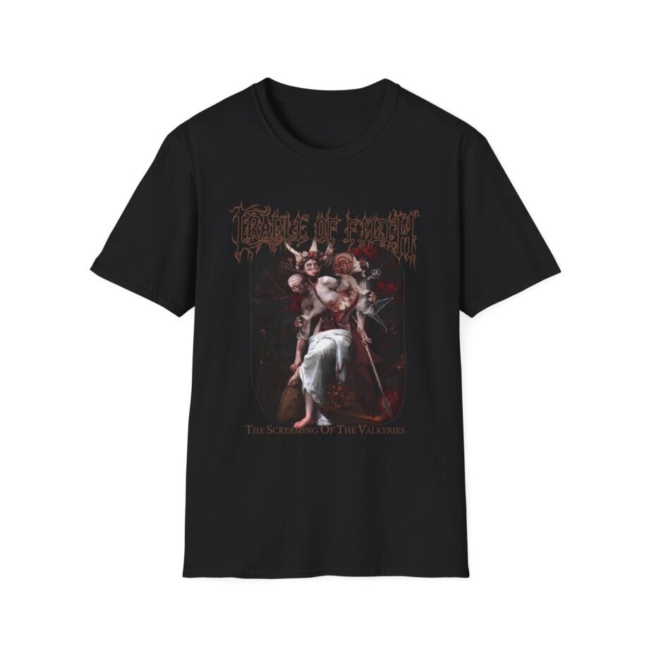 Cradle of Filth the Screaming of the Valkyries Unisex Softstyle T-Shirt