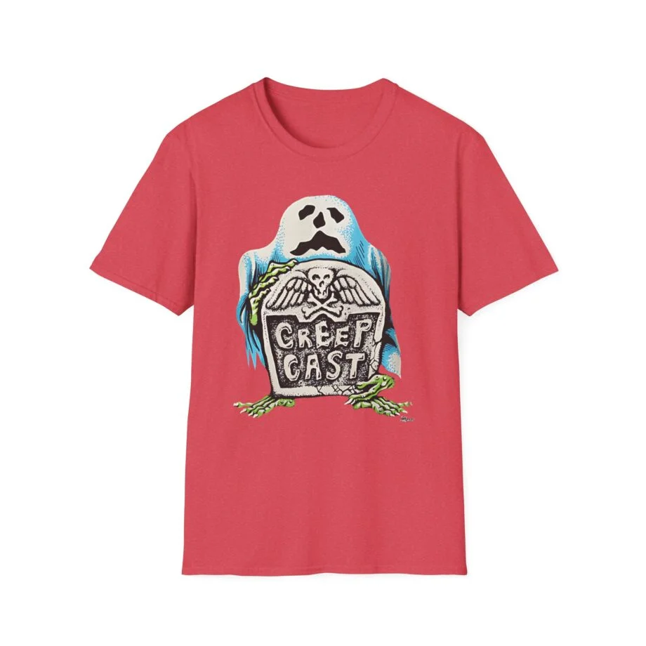 Creepcast Tombstone Unisex Softstyle T-shirt