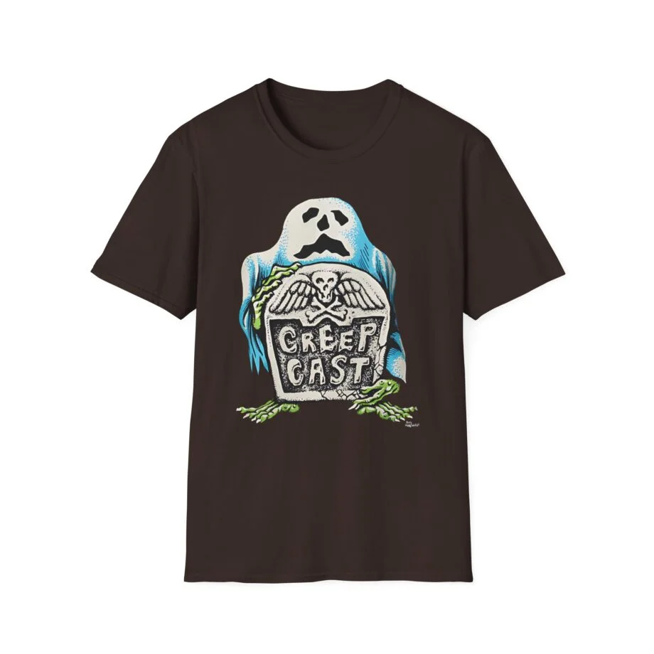 Creepcast Tombstone Unisex Softstyle T-shirt