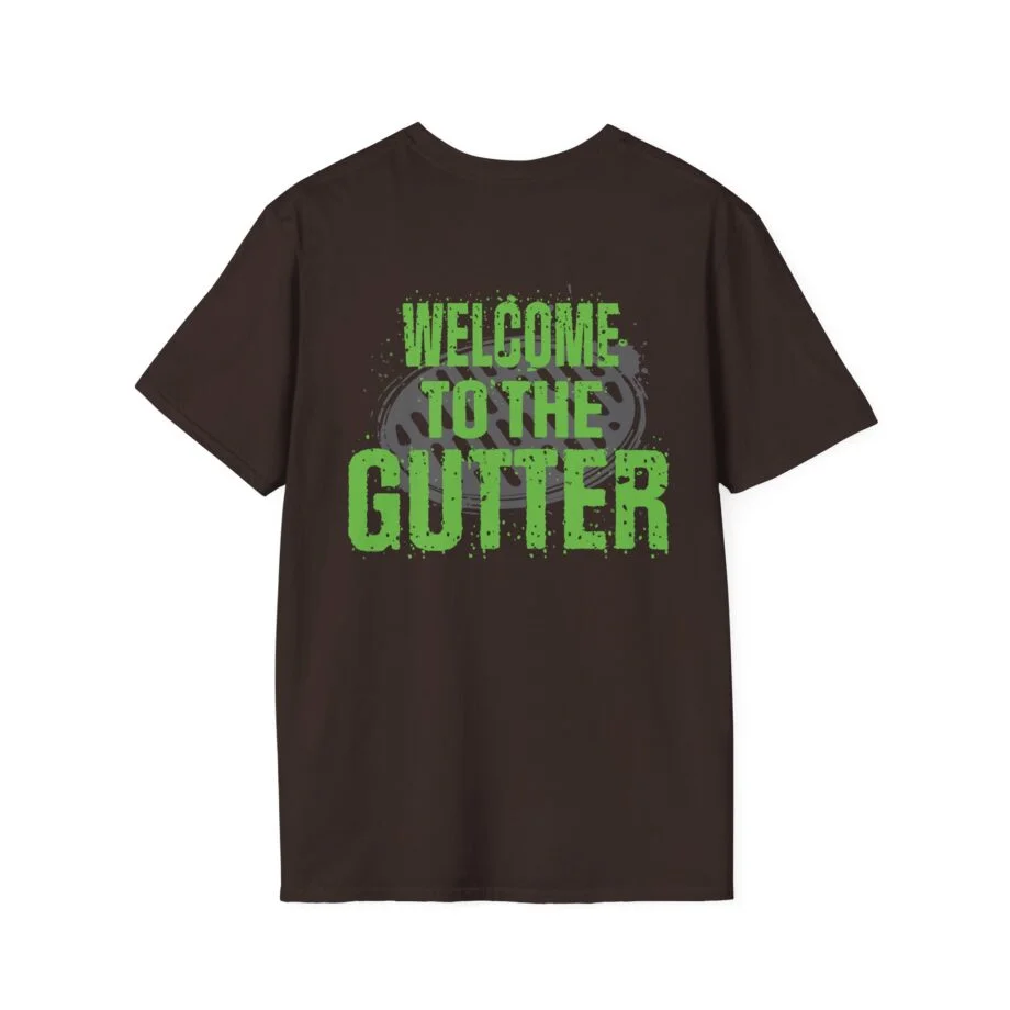 Overkill Welcome to the Gutter Raglan Unisex Softstyle T-Shirt