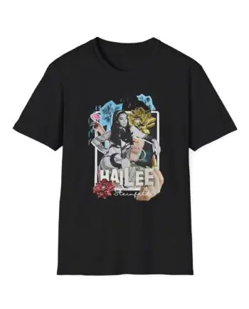 Hailee Steinfeld Retro Collage Unisex Softstyle T-Shirt