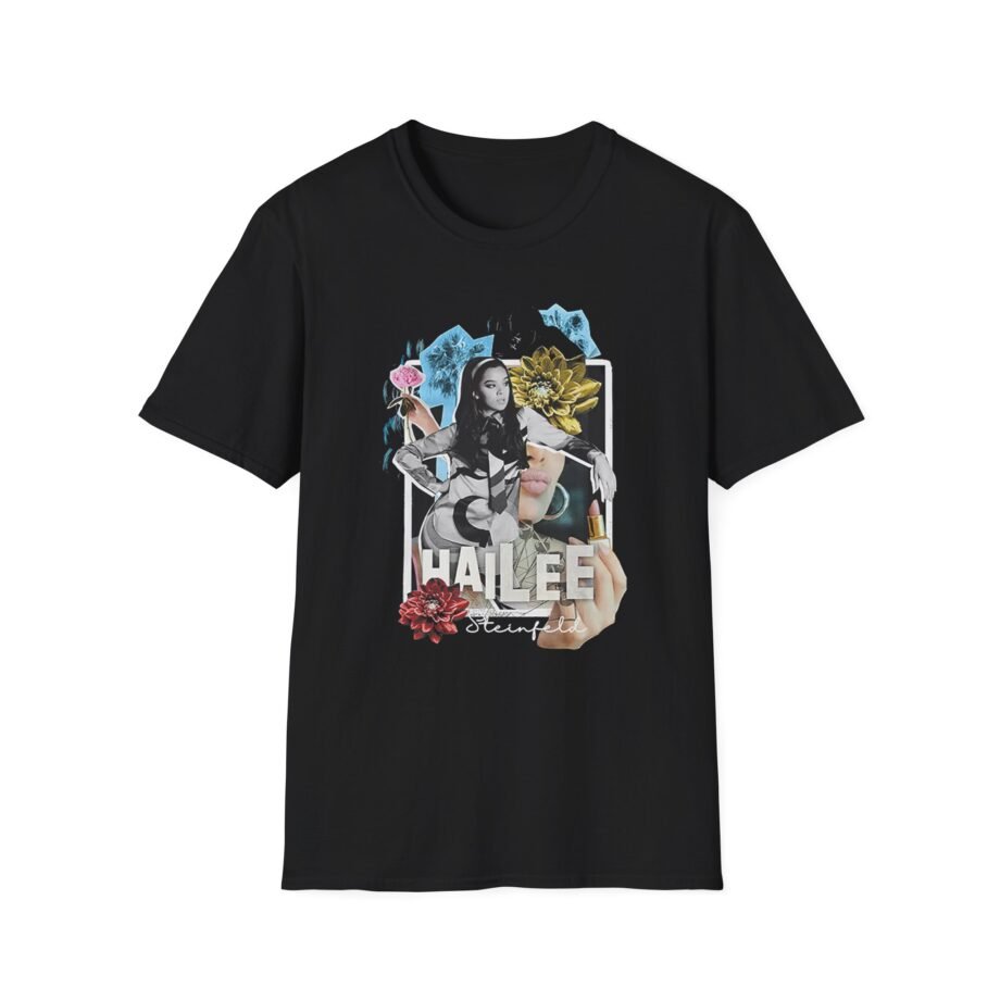 Hailee Steinfeld Retro Collage Unisex Softstyle T-Shirt