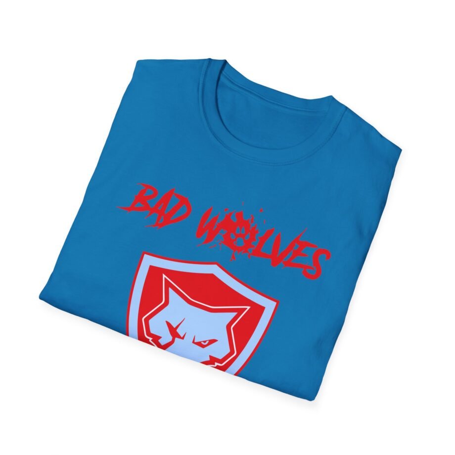 Bad Wolves Shield Blue Unisex Softstyle T-Shirt