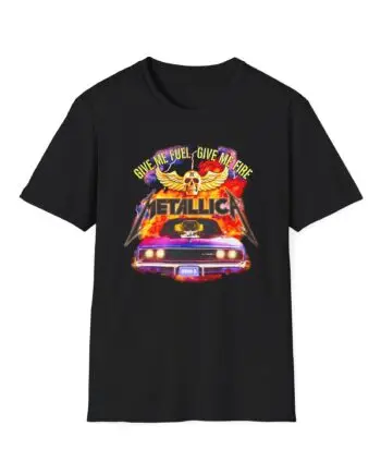 Metallica Gimme Fuel, Gimme Fire Unisex Softstyle T-Shirt