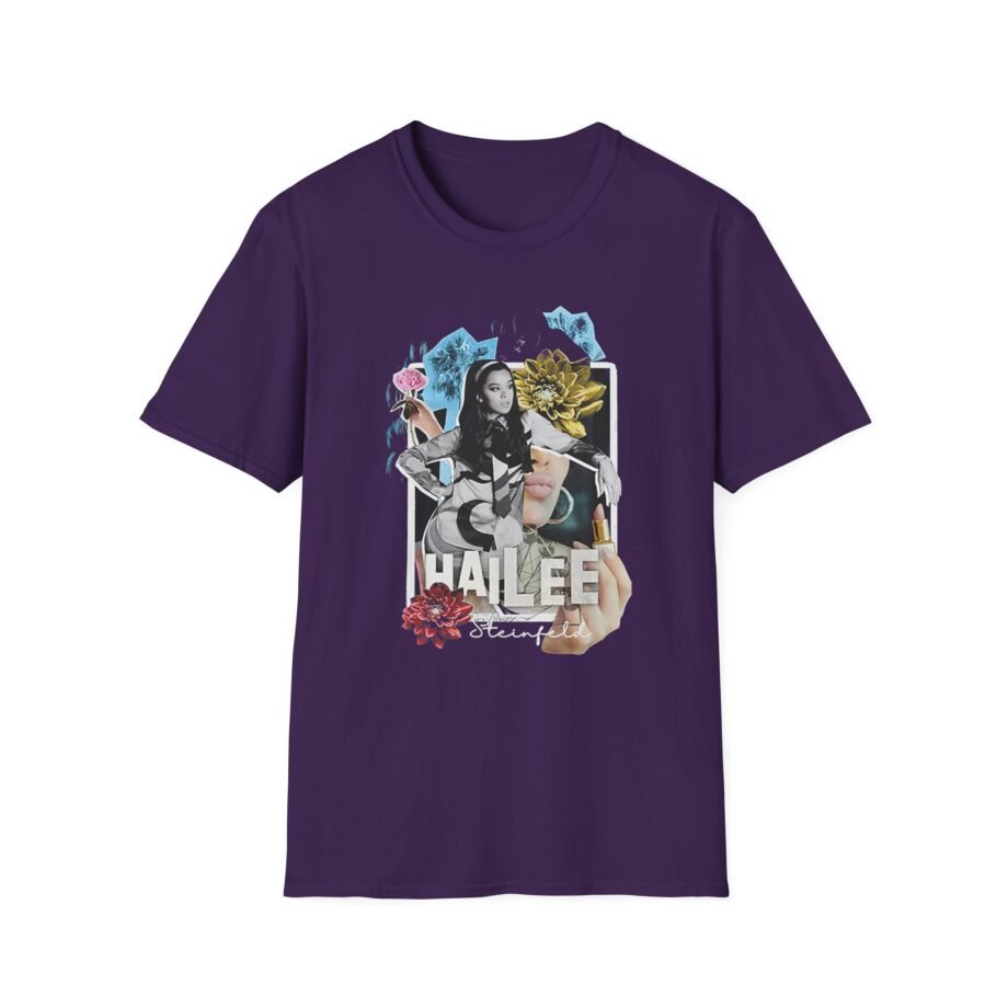 Hailee Steinfeld Retro Collage Unisex Softstyle T-Shirt