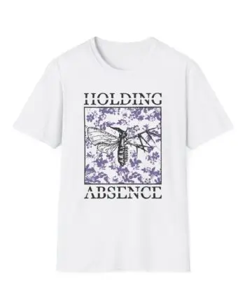 Holding Absence Floral Moth Unisex Softstyle T-Shirt