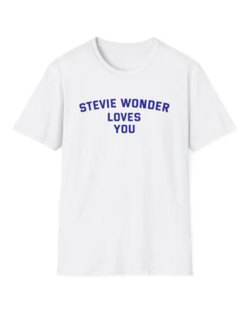 Stevie Wonder Loves You Unisex Softstyle T-Shirt