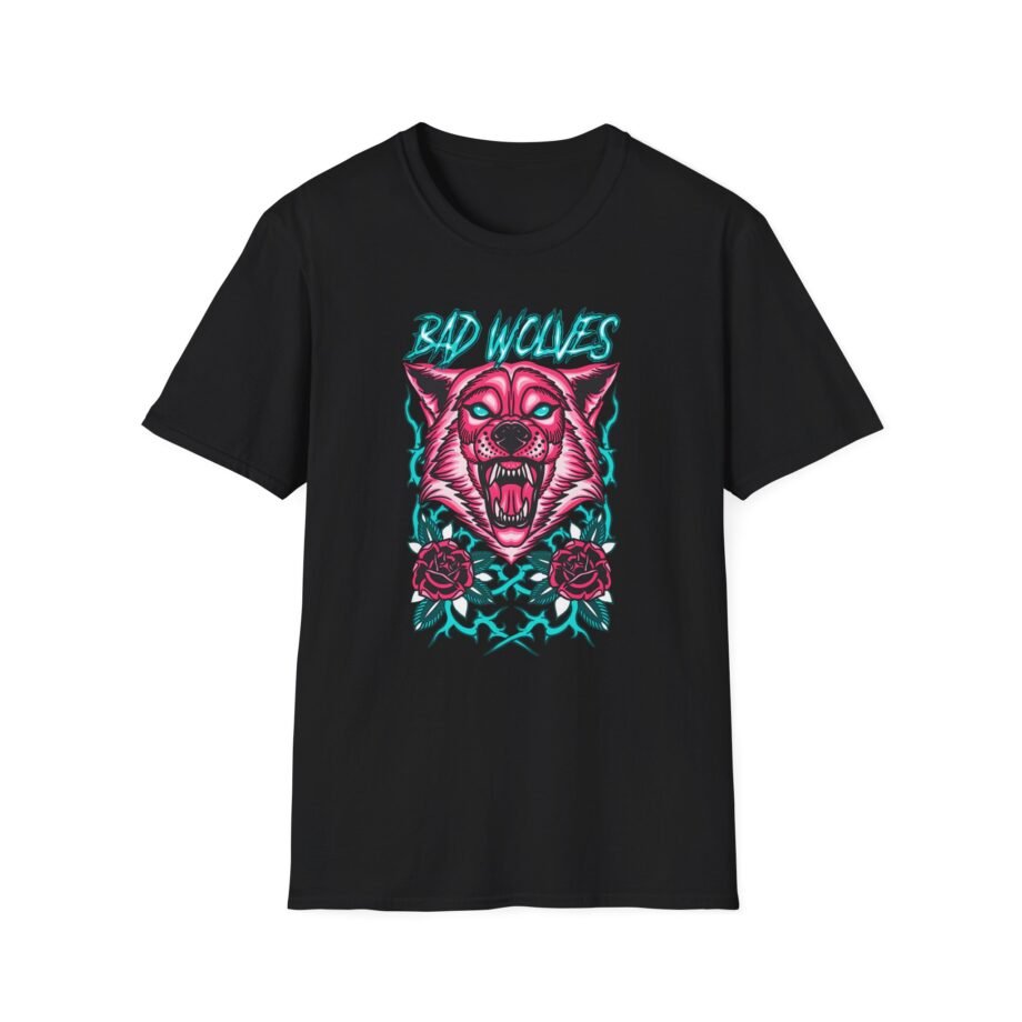 Bad Wolves Wolf in Vines Unisex Softstyle T-Shirt