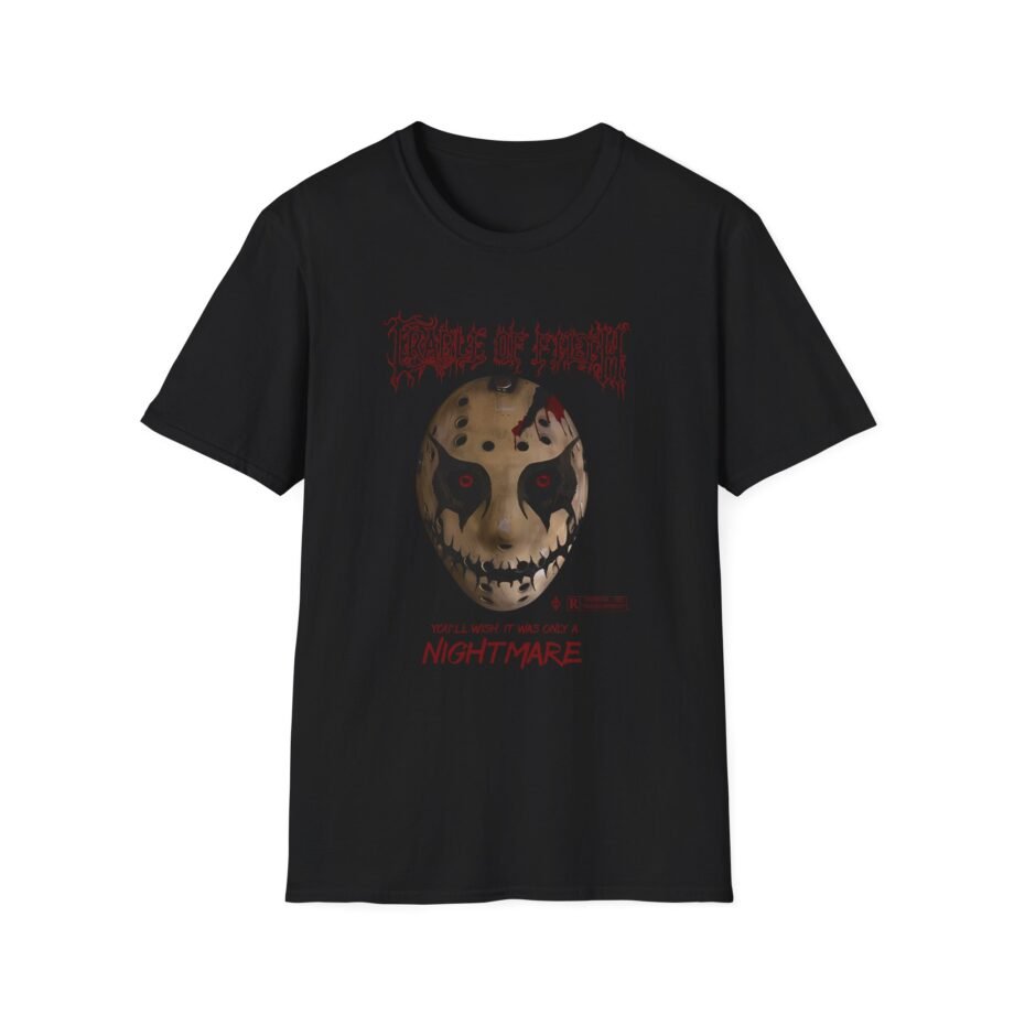 Cradle of Filth Halloween Hockey Mask Unisex Softstyle T-Shirt