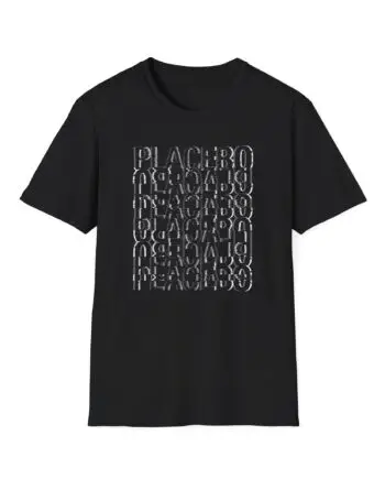 Placebo Black & White Glitch Unisex Softstyle T-Shirt