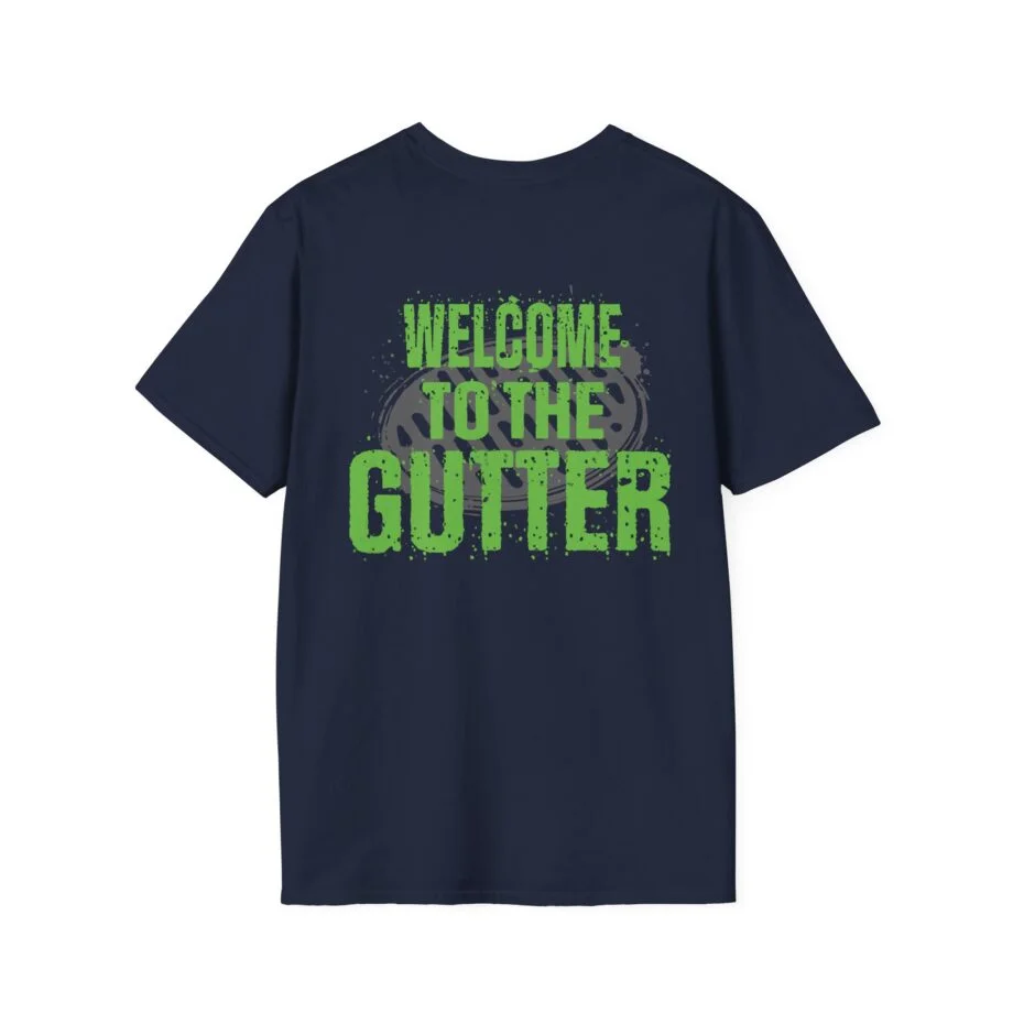 Overkill Welcome to the Gutter Raglan Unisex Softstyle T-Shirt