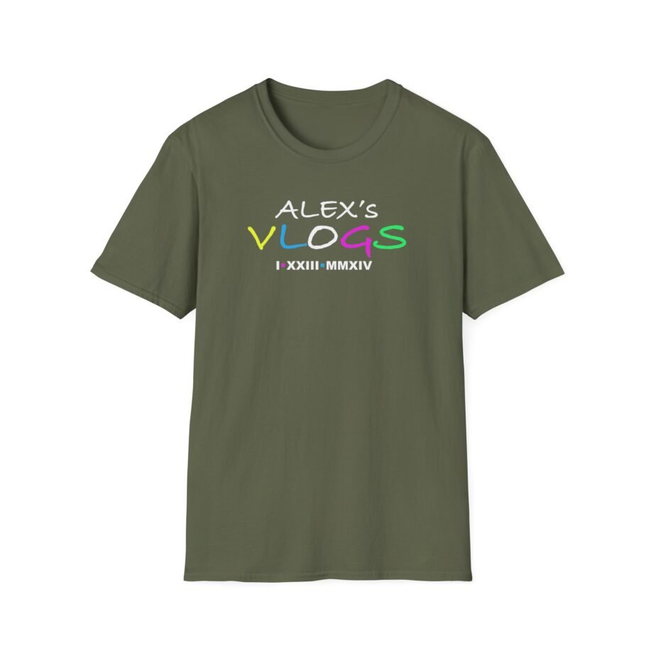 Alex Warren VLOGS Unisex Softstyle T-Shirt