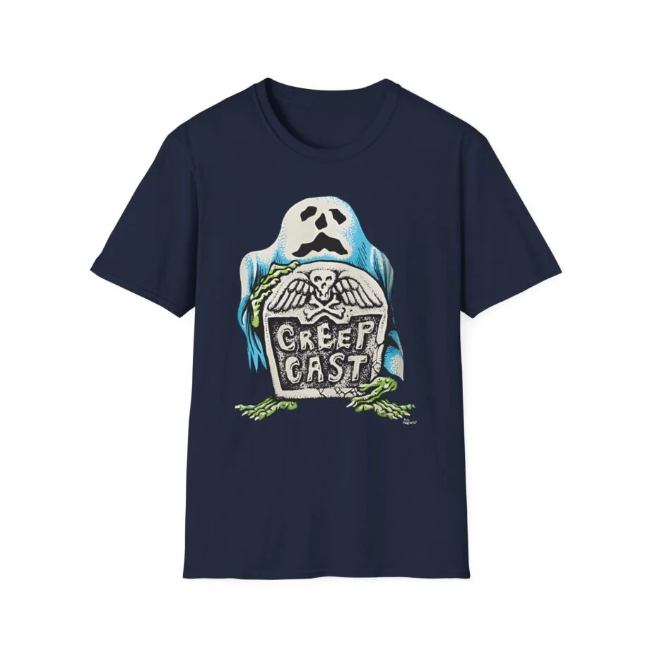 Creepcast Tombstone Unisex Softstyle T-shirt