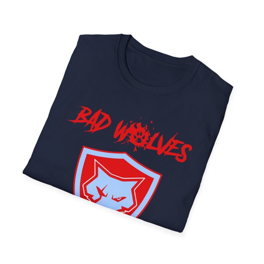 Bad Wolves Shield Blue Unisex Softstyle T-Shirt