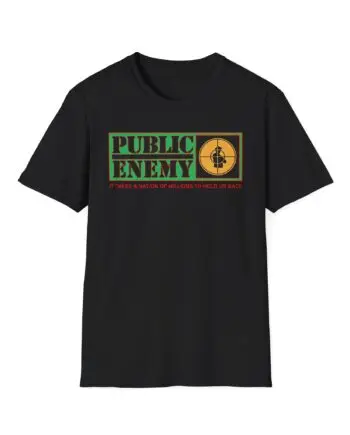 Public Enemy It Takes a Nation Sniper Logo Unisex Softstyle T-Shirt